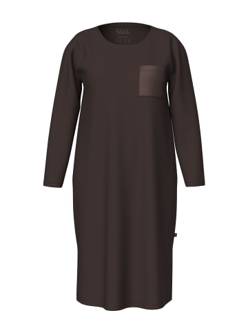 Ulla Popken Nachthemd in pinienbraun