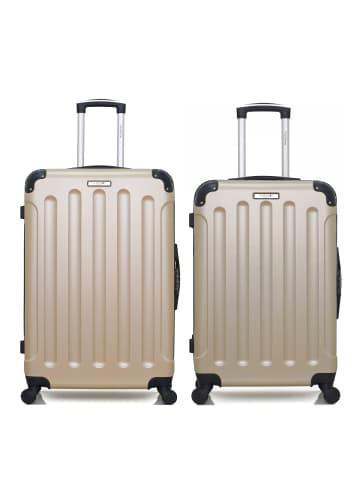 BlueStar 2 tlg. Kofferset MADRID in Beige (95L/64L)