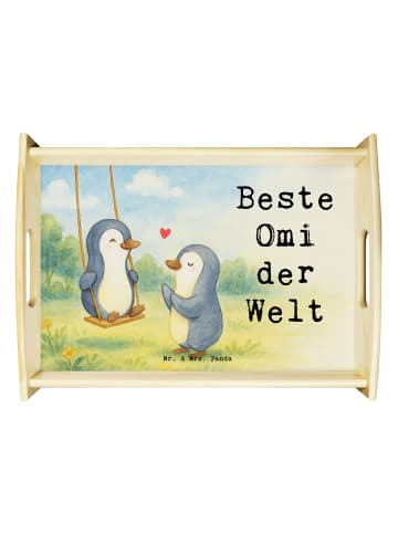 Mr. & Mrs. Panda Tablett Pinguin Beste Omi der Welt Design mit S... in Weiß