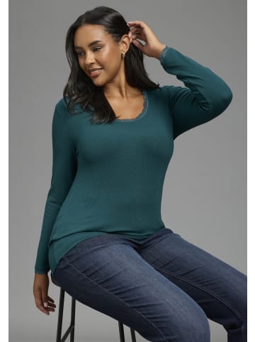 Laura Scott Langarmshirt in petrol