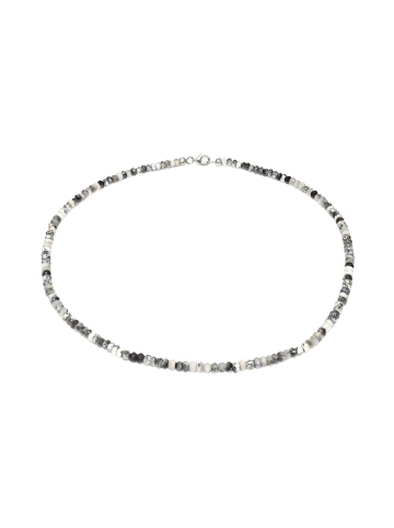 Xen Collier "Dendrit Opal Kugeln 4-4,5 mm" in Weiß