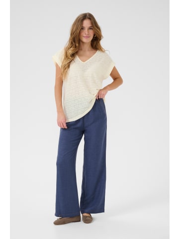 CULTURE Kurzarm-Bluse CUliane Relaxed fit in Whitecap