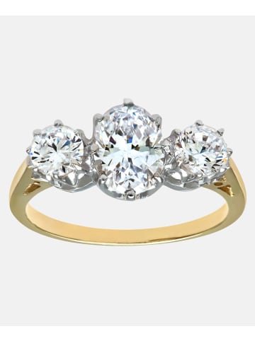 Diamant L'éternel Ring aus 375 Gelbgold