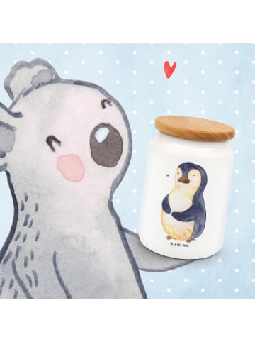 Mr. & Mrs. Panda Ostergeschenk Pinguin Diät ohne Spruch in Weiß