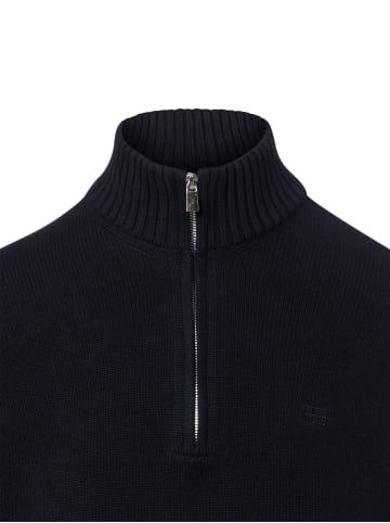 Nils Sundström Strickpullover in marine - 0001