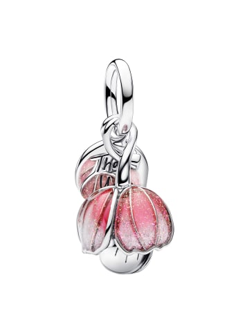 Pandora Charm-Anhänger Blühende Blume Zweifarbig Pink