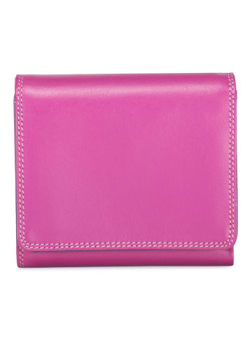 MYWALIT Geldbörse RFID Schutz Leder 10.5 cm in sangria multi