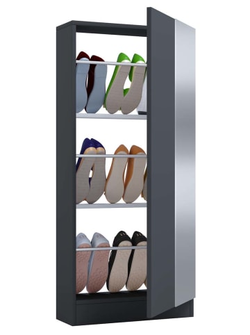 ebuy24 Schuhschrank FulisaST 2 Anthrazit 50 x 17 cm