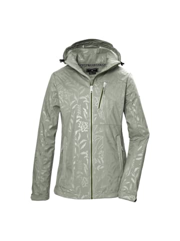 Killtec KOS 122 WMN SFTSHLL JCKT FLORAL in Grün2046