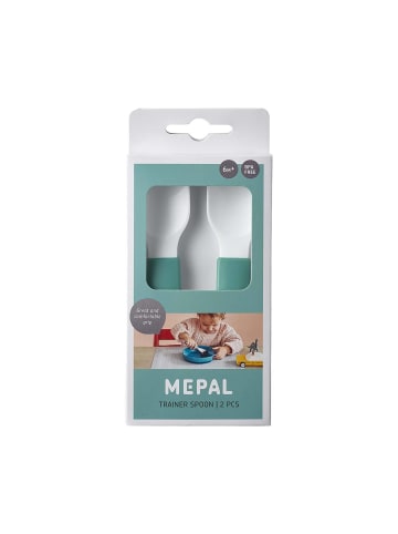 2er Set Lernlöffel Mio in Deep Turquoise
