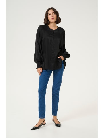 Kaffe Langarm - Hemd KAhaily Loose fit in Black Deep