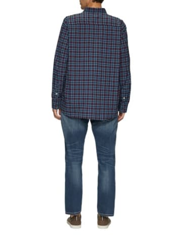 S. Oliver Langarm FreizeitHemd für Herren in blau