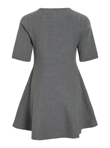 Vila Minikleid in Dark Grey Melange