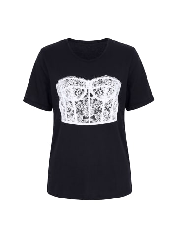 Ulla Popken Shirt in schwarz