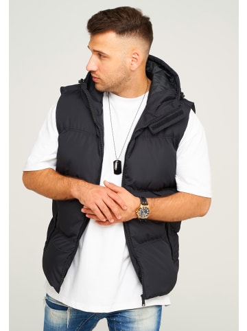 behype Puffer Weste MGLROLLIN in schwarz