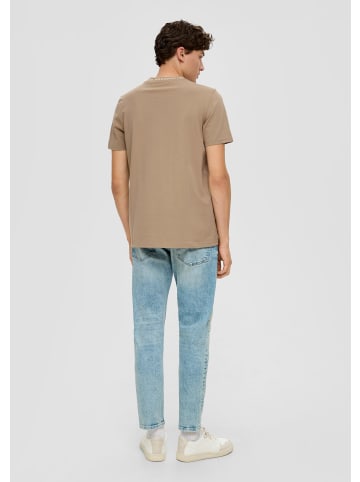 QS T-Shirt in 8235_sandfarben
