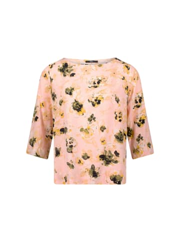 Zero  Viskosebluse mit Blumendruck in RosCream