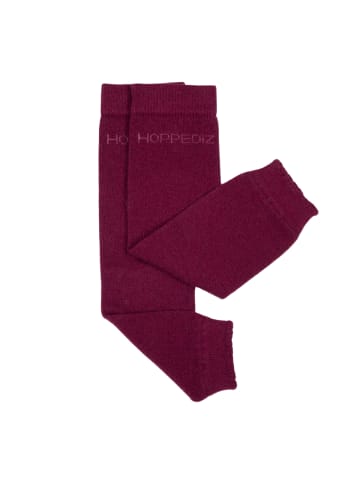 Hoppediz Beinstulpen Merino-Babystulpen in bordeaux