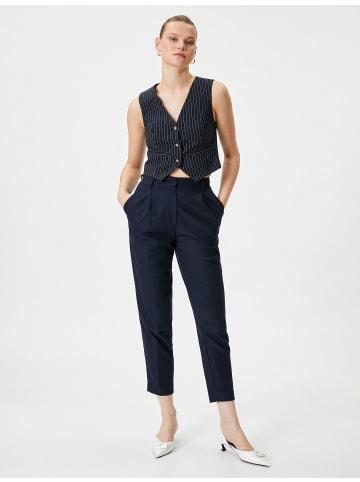 KOTON Sweater in Marineblau Gestreift