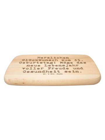 Mr. & Mrs. Panda holz küchenbrett Spruch 65. Geburtstag Glückwün... in Transparent