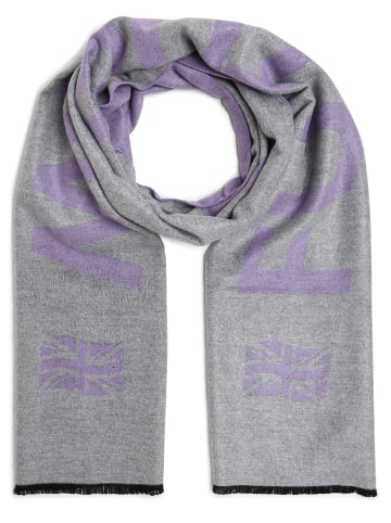 Finshley & Harding London Schal in lila grau - 0001