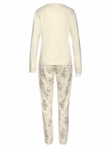VIVANCE DREAMS Pyjama in anthrazit + creme