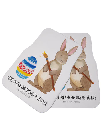 Mr. & Mrs. Panda Automatte Hase Eier Malen mit Spruch in Weiß
