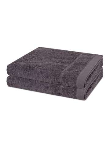 Ross 2 X Duschtuch im Set Rubin in Schiefer