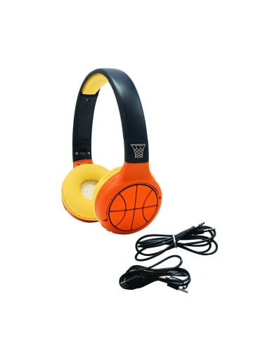 Lexibook Basketball 2-in-1 Bluetooth® & Kabel-Kopfhörer faltbar