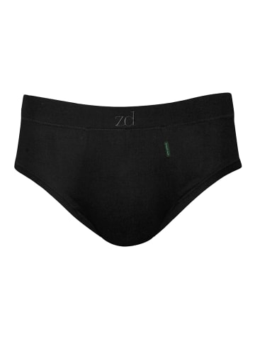 ZD ZERO DEFECTS Slip 1er Pack in Schwarz