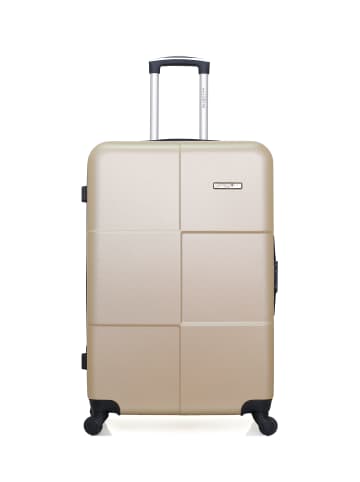 BlueStar Großer Hartschalenkoffer MIAMI in Beige (95L)