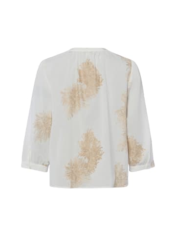 Marie Lund Bluse in ecru melange - 0001