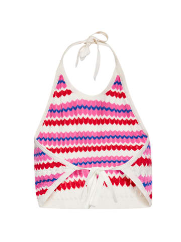 ebeeza Damen Tank Top in WOLLWEISS MEHRFARBIG