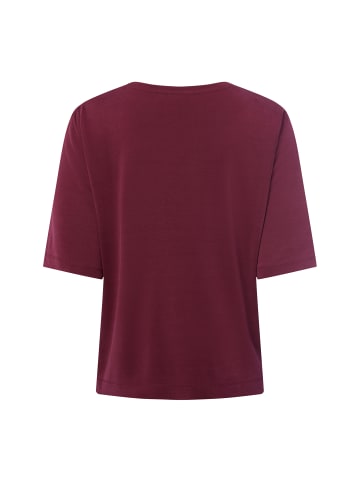 comma T-Shirt in bordeaux