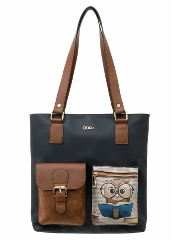 Dogo Umhängetasche - Multi Pocket BagThe Wise Owl in Blau