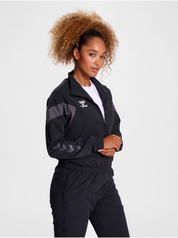 Hummel Reißverschluss Jacke Raglanärmel Hmltravel in BLACK
