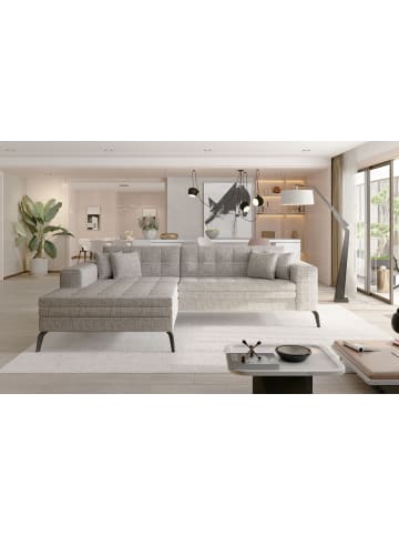 MF Design Sokka Recamiere Links in Grau -  (L) 292 x (B) 292 x (H) 84 cm