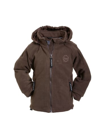 BMS Kinder Fleecejacke/Fleecepullover in Braun