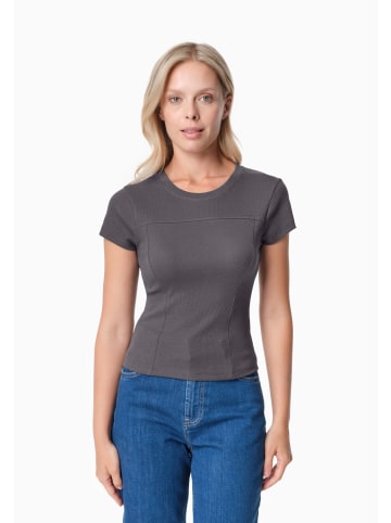 Organication T-Shirt "TILLDA" in Schattengrau