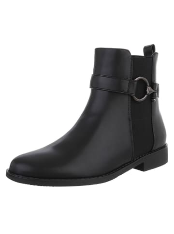 Ital-Design Stiefelette in Schwarz