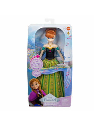 Mattel Spielzeug - Disney Die Eiskönigin Singende Puppe Anna (D, I, E, F)