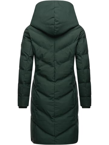 ragwear Wintermantel Natalka Melange in Dark Green