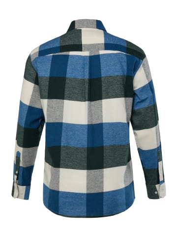 Men Plus Hemd in dunkelpetrol