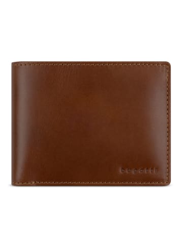 Bugatti Remo Geldbörse RFID Schutz Leder 12 cm cognac