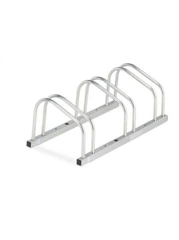 Fahrradständer in Silber - 3 Räder