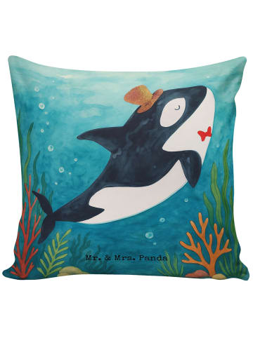 Mr. & Mrs. Panda kissen für sofa Orca Zylinder Design ohne Spruch in Weiß