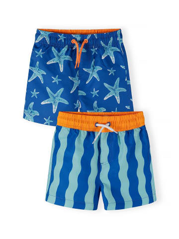 Minoti 2-er Pack Badeshorts 29SWIM205 in royalblau