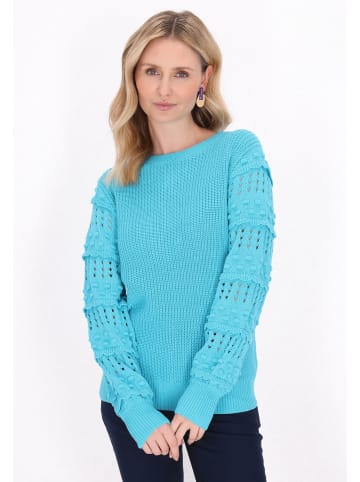 Usha Women Sweater in Turquoise