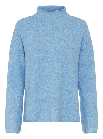 Camel Active Rollkragenpullover aus einem Wollmix in Hellblau