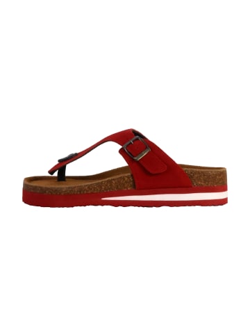 Terre de Marins Leder-Pantoletten „Rhodes“ Rot